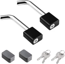 Pair 5/8" Locking Receiver Hitch Pin Lock Coupler Truck Trailer Boat Security US
