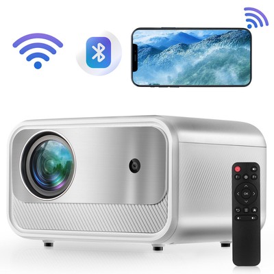 4K Mini Smart Beamer 5G WiFi 6 Heimkino Projektor LED Bluetooth Android Full HD