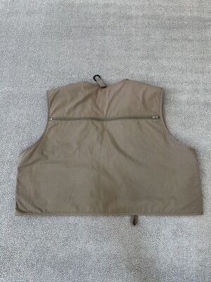 Vintage Wilderness Pro Beige Fishing Vest Multi Pockets Size XL Vintage Wilderness Pro Beige Fishing Vest Multi Pockets Size XL
