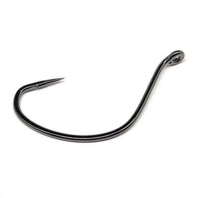 Gamakatsu Shiner Hooks Upturned Eye NS Black