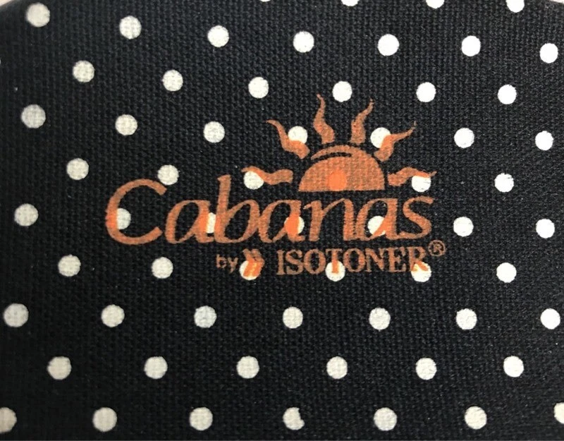 Sandálias femininas Isotoner Cabanas chinelo preto branco alça tanga slip on 8 M - Imagem 4 de 4