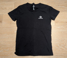 Unisex Child Black Converse T-Shirt Size Medium