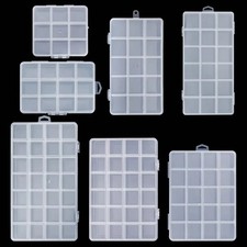 Grids Compartment Plastic Bead Organiser Storage Box Craft 9/12/15/18/20/24/28