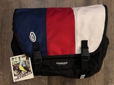 Timbuk2 Classic Messenger Bag Medium M Made in USA San Francisco Red Blue White