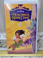 The Hunchback of Notre Dame VHS 1996 Animation Original Release Disney