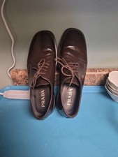 Brown Leather PRADA Men's Business Shoes size 10.5? See Description Prada 8.5