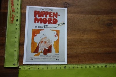 Alte Filmplakatkarte Kino Film PUPPENMORD Griff Rhys-Jones Mel Smith