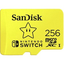 SanDisk SDSQXAO-256G-GNCZN Extreme Nintendo Switch  256GB UHS MicroSDXC Card