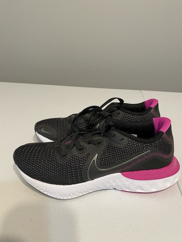 Nike Renew Run Black Pink Running Shoes Sneakers CK6360-004 Womens Size US 7 - Picture 2 of 5