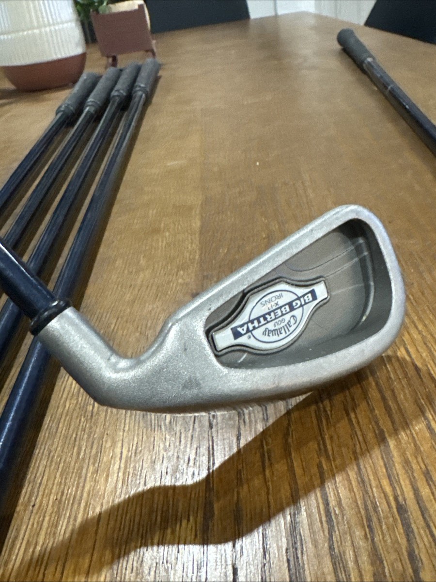 Callaway X-12 Big Bertha Golf Iron Set 3-PW Graphite Shaft Light