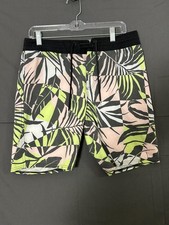 Volcom Board Shorts Men  s 30 Tropical Leaf Print Swim Trunks