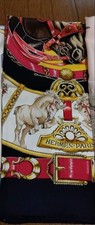 Hermes Brides de Gala Skinny Scarf Vintage Pre owned
