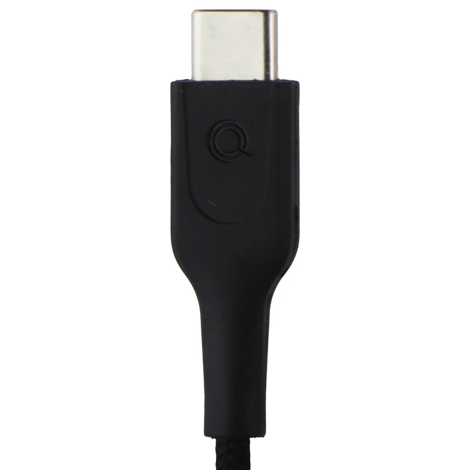 Quikcell 6ft Braided USB-A to USB-C Charging Cable - Black - Image 3 of 4