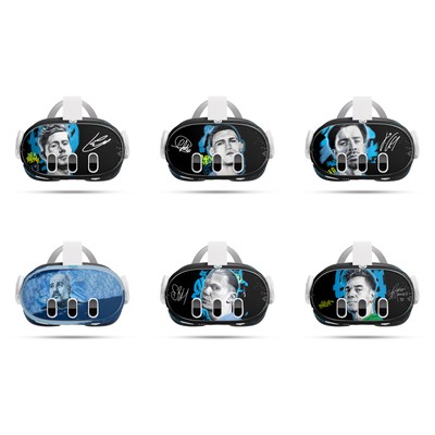 MAN CITY FC GRAFFITI-SAMMLUNG VON MURWALLS VINYL SKIN DECAL FOR META QUEST 3