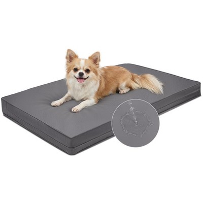 Vonabem Waterproof Washable Dog Crate Pad 24in Small AntiSlip Grey