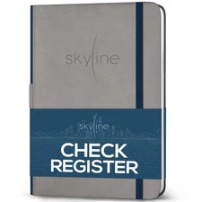 Skyline Check Register – Accounting Ledger Log Book for Income & Expenses – T...