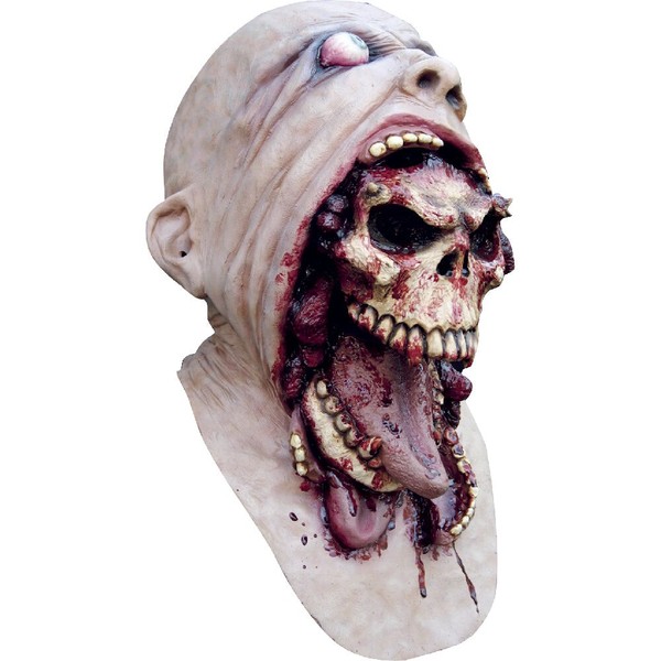 Halloween Maske - Zombie Parasiten Ausbruch - Latex KostüM Cosplay Maske-image
