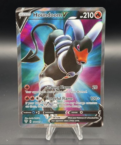 Houndoom V 178/189 Ultra Rare Darkness Ablaze Pokemon Holo Near Mint