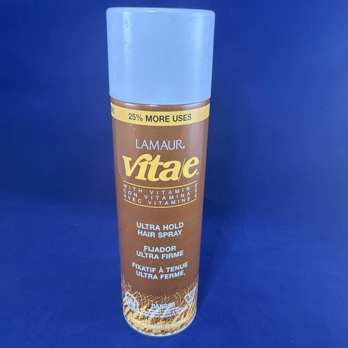 Lamaur Vitae Ultra Hold Hair Spray Vitamin E 12oz Can Discontinued Partial 2/3
