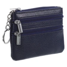 Coin Purse With Key Chain: Cute Cosmetic Bag - Makeup Bag Key Pocket