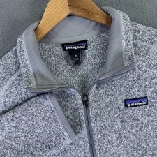 Patagonia Better Sweater Jacket Womens XL Heathered Grey Fleece Outdoor Hiking