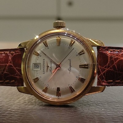 LONGINES Heritage CONQUEST L1.611.6.78.9 Automatik 35 mm.18 kt Roségold