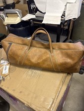 Vintage Brown Leather Bag Good Condition