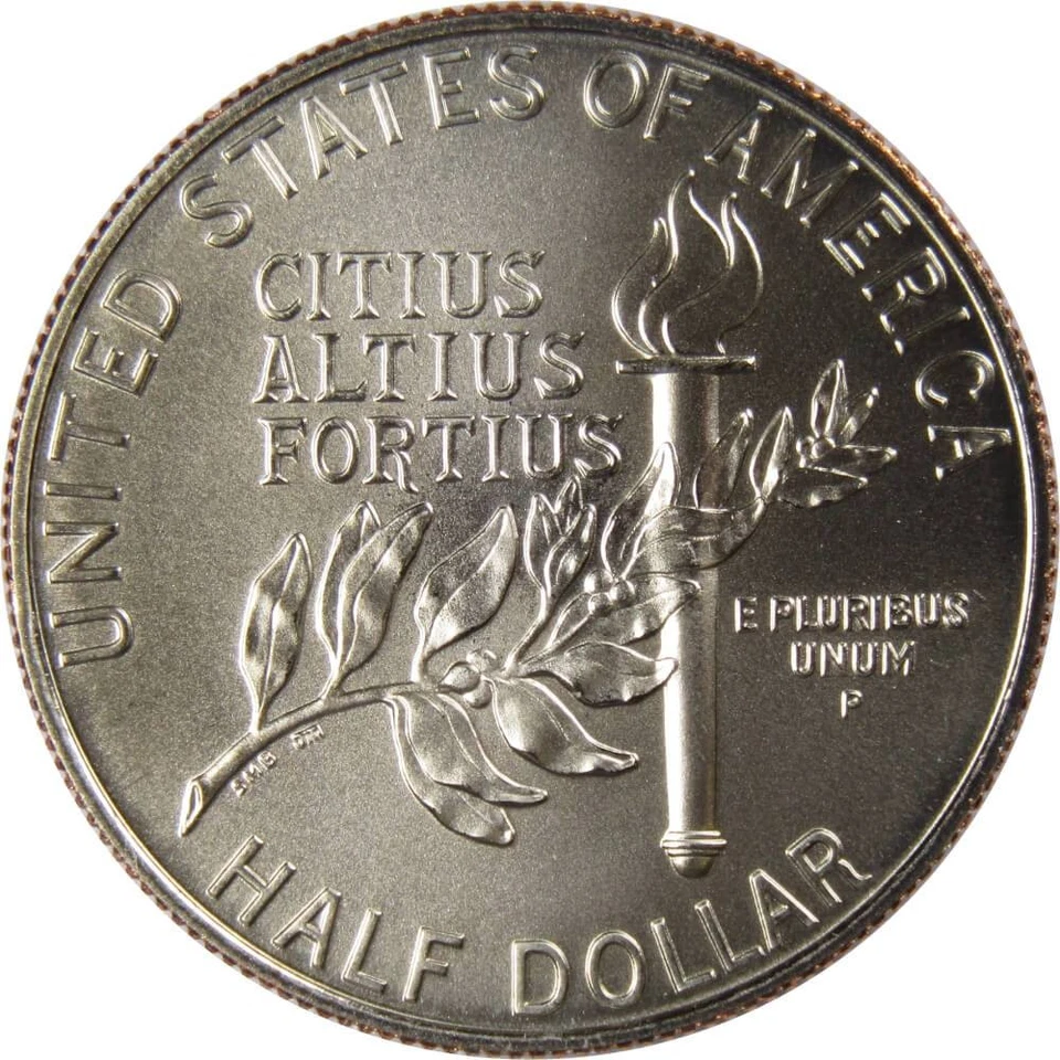 XXV Olympiad Commemorative 1992 P Clad Half Dollar BU Uncirculated 50c Coin - Image 2 of 2