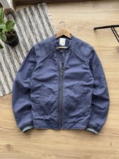 DIESEL VINTAGE BIKER STYLE Y2K RETRO 90s BLUE COTTON JACKET SIZE M MEN