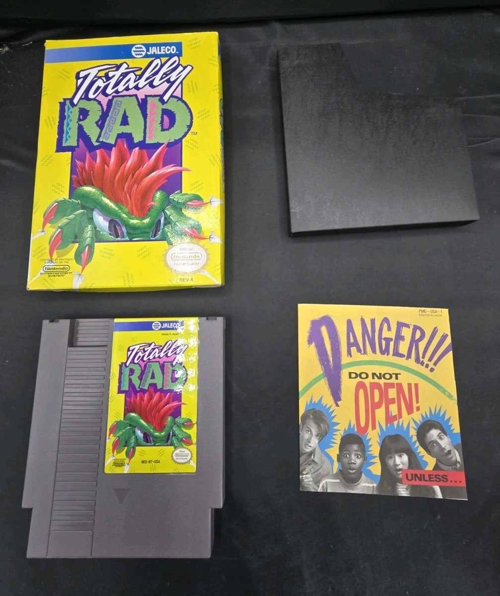 Totally Rad (Nintendo NES) Box and Game No Manual Tested Authentic Totally Rad (Nintendo NES) Box and Game No Manual Tested Authentic