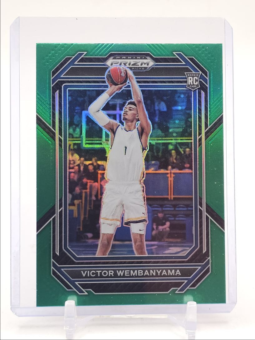 VICTOR WEMBANYAMA 2023-24 PANINI PRIZM DRAFT ROOKIE GREEN #2 RC Q6134