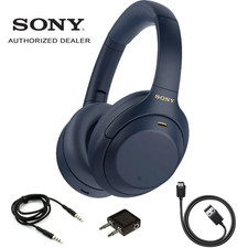 Genuine Sony WH-1000XM4 Wireless Noise-Cancelling Over-the-Ear Headphones Navy