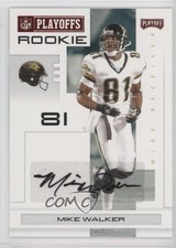 2007 Playoff NFL Playoffs Rookie Red Signatures Mike Sims-Walker Walker Auto 0b2