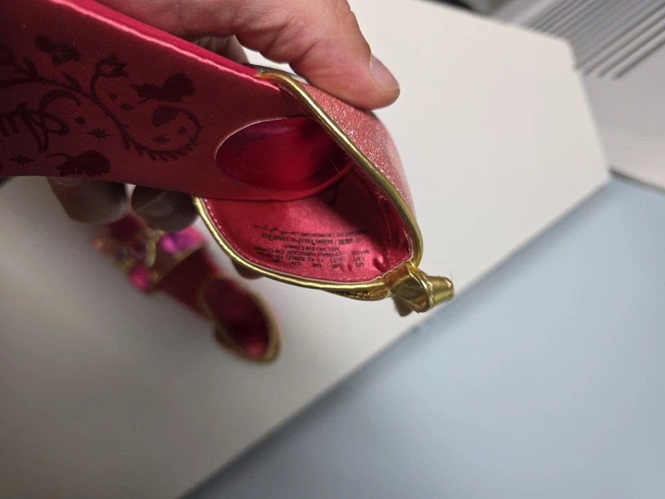 Disney Store Princesa Aurora Bella Durmiente Disfraz Zapatos Niño Talla 13/1 EE. UU. Foto 3 de 4