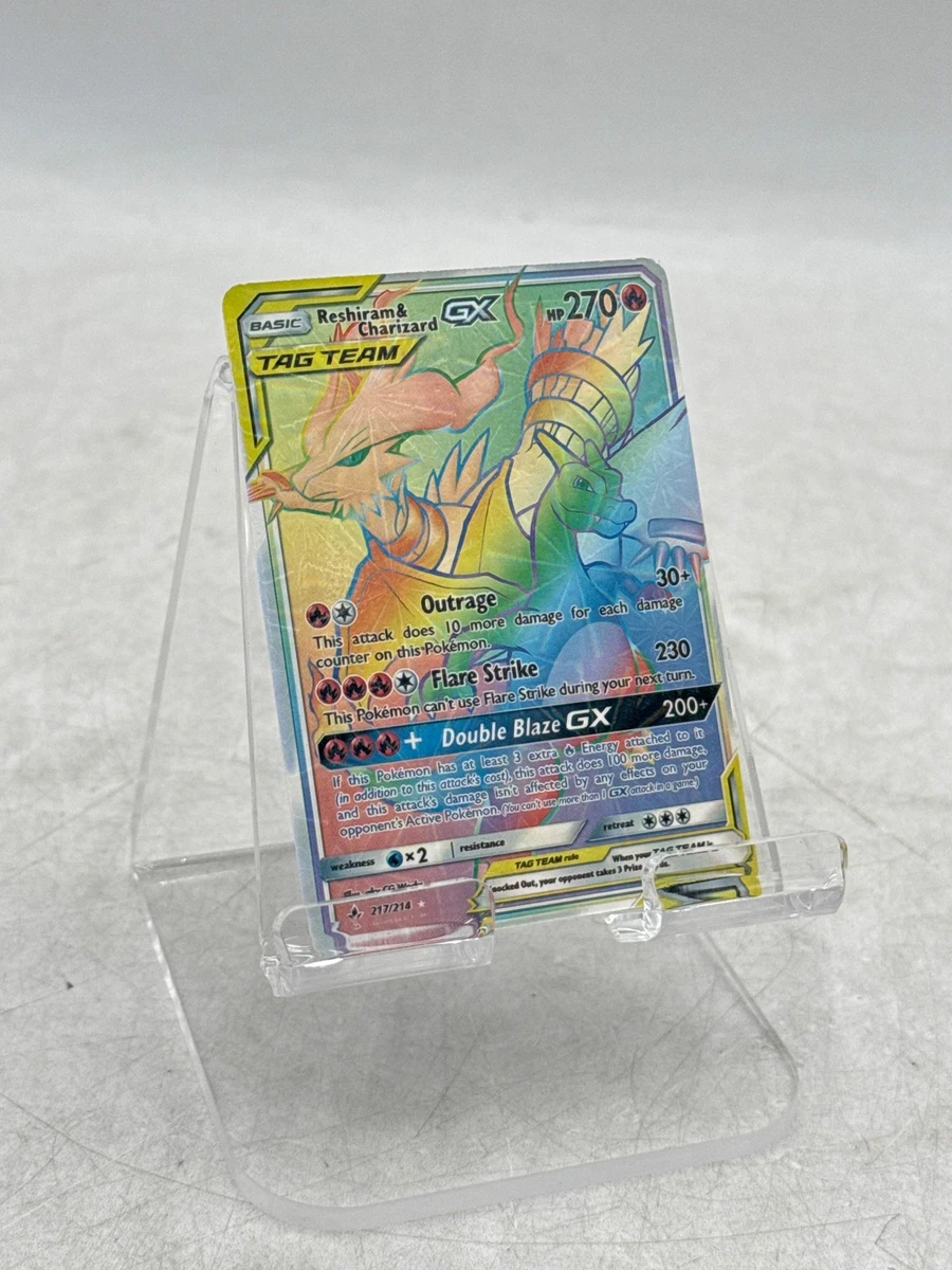 Reshiram Pokémon TCG Secret Rare Individual Collectible Card Game