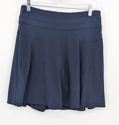 Athleta Skort Womens Tall 4 Navy Blue Athletic Activewear Pocket Athleisure Golf