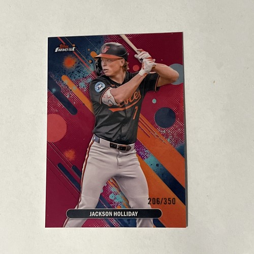 2025 Topps Finest Jackson Holliday Common Magnet Refractor /350