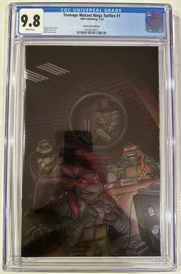 TMNT #1 CGC 9.8 Bill Galvan Exclusive Foil Virgin Variant Limited to 500