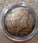 1964 Kennedy Half Dollar 90% SILVER nice golden toning