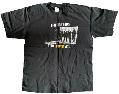The Hooters, Konzert T Shirt, Time Stand Still, in Schwarz, Grösse XL 