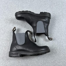 Stivali Blundstone bambino taglia 3 1/2 donna 5 pelle nera Chelsea pull on Heritage