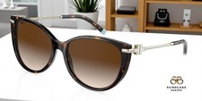 TIFFANY Co. TF4178F 80153B Havana Brown Gradient 57 mm Women's Sunglasses