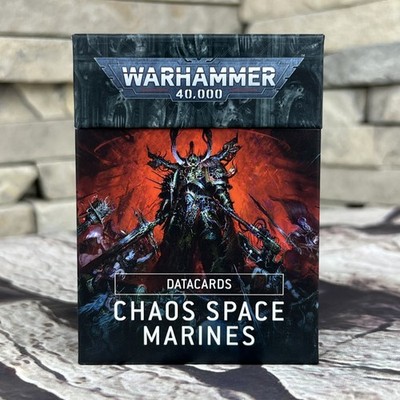 Chaos Space Marines Datacards Warhammer 40000 Games Workshop