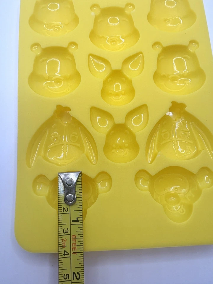 Winnie the Pooh Silicone Small Mold Disney Soap Chocolate Baking Tigger Piglet - Image 3 of 3