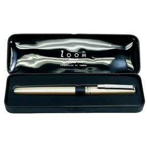 VTG Tombow Zoom 505 bw Rollerball Pen JAPAN Material of Original Zone w/ Case