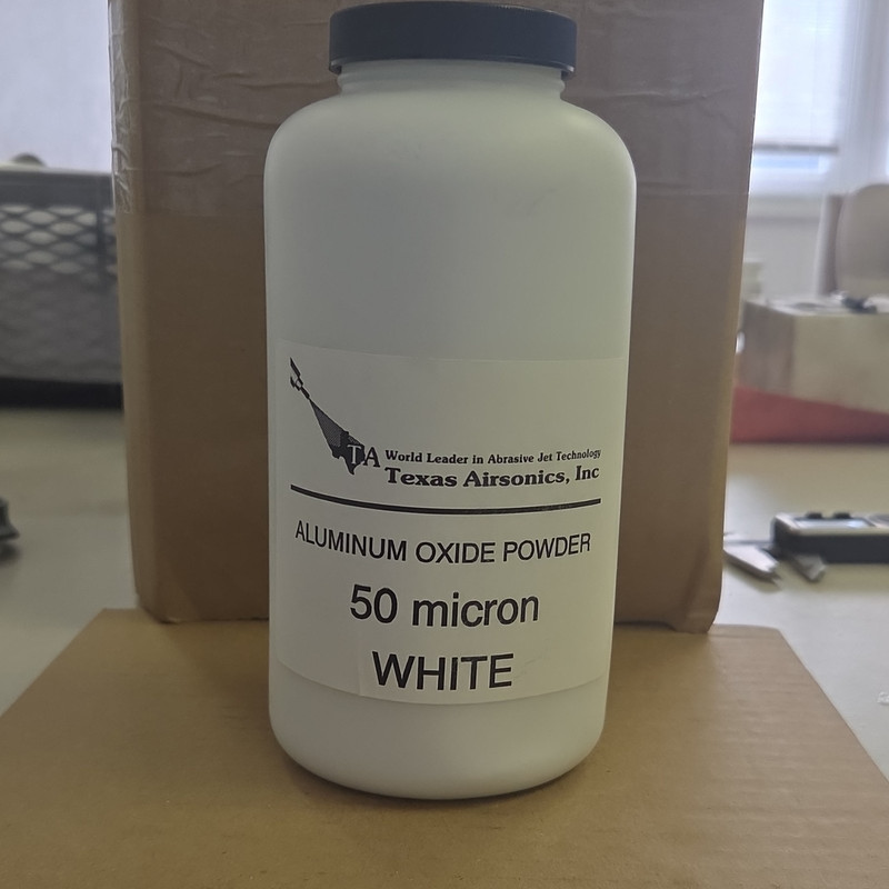 Texas Airsonics, Inc Aluminum Oxide Powder 50 Micron White (Aluminium Oxide)