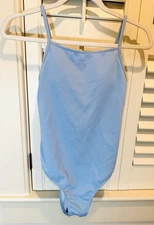 ZAFUL Women Size Large Blue 1 Piece Lace Tie Back Swimsuit Beach NWT