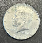1967 Kennedy Half Dollar / 40% Silver US Coin / 50 Cent Piece