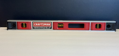 #ad #ad Professional CRAFTSMAN 24 Inch Magnetic Level Guaranteed .0005quot; Accuracy 3 Vials $28.44
