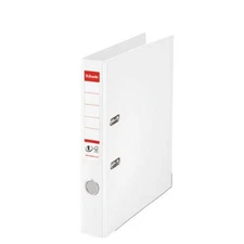 Esselte A4 Lever Arch File, White, 52mm Spine, Plastic, Vivida Range, 811400 (Si